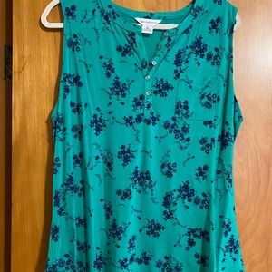 Cotton Tank with Button Detailing